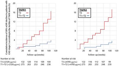 Association Between Kidney Function Decline and Baseline TNFR Levels or Change Ratio in TNFR by Febuxostat Chiefly in Non-diabetic CKD Patients With Asymptomatic Hyperuricemia